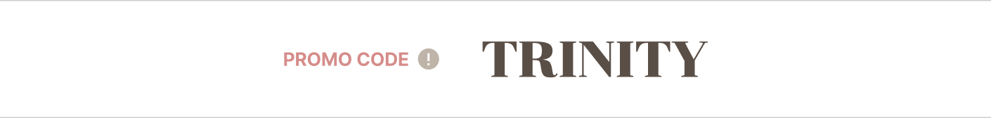 TRINITY promo code
