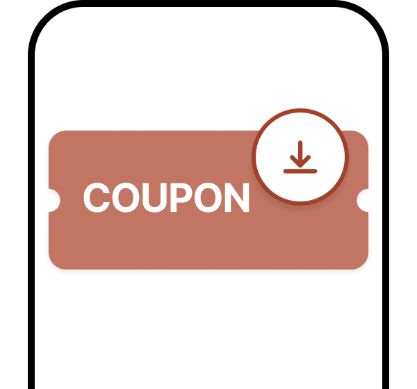 Download your coupon from the event page